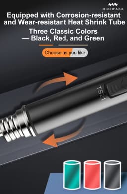New Original MINIWARE TS21 Soldering Iron Fill Light Digital OLED Screen Multi-Language Smart Sensing Sleep Function Welding Pen DIY Tool Australia Local shipping