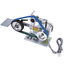 Desktop DIY Polishing Processing Tool, Mini Belt Sander, Vertical Horizontal Dual-use Brushless Belt Sander, Belt Sander for Metal & Wood Rust Removal Work