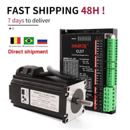 57CME26 Servo motor Stepper Motor 57EH83-56/100MM Hybrid Step-servo motor Nema23 Closed Loop 4A 2.6N.M +CL57 for CNC Router