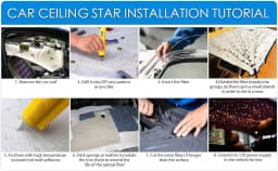500pc Headliner Star Light Kit Roof Starlight Ceiling Light Optic Fiber Home Car