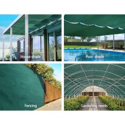 50 Percent Shade Cloth 3.66x30m Wide Heavy Duty Green Garden Shade Fabric