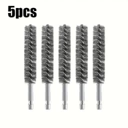 5 pieces Hexagonal shank steel wire brush for electric drill cleaning Stainless steel wire brush for electric drill cleaning
