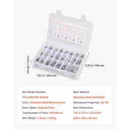 SucceBuy 906 Pcs Bolts and Nuts Assortment Kit Metric Machine Screws and Flat Washers Alloy Steel M4 / M5 / M6/ M8 Multiple Size