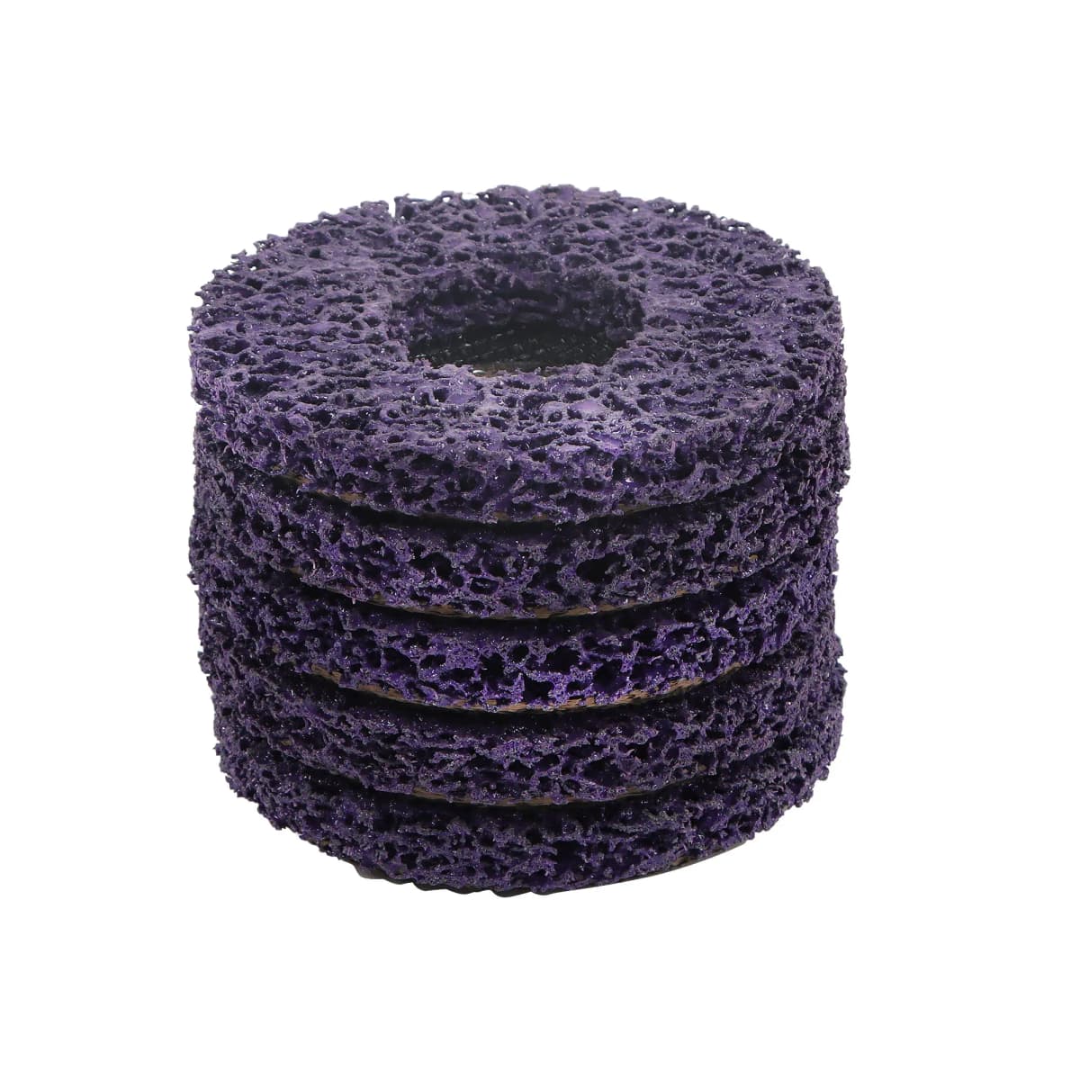 5-Pack Purple Diamond Grinding Wheel 46 Grit 5' 125mm X B 7/8'22.23mm X T 5/8' for Metalworking And Fabrication