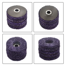 5-Pack Purple Diamond Grinding Wheel 46 Grit 5' 125mm X B 7/8'22.23mm X T 5/8' for Metalworking And Fabrication