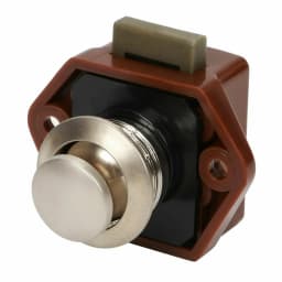10 Pack Push Button Catch Lock Latch Knob for Caravan Motorhome Cabinet Cupboard