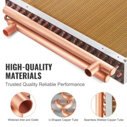 SucceBuy Heat Exchanger Water to Air 18"x 20", for Outdoor Wood Furnaces Residential Heating and Cooling and Forced Air Heating