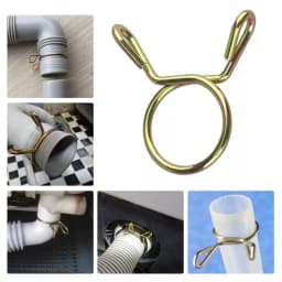 250Pcs Fuel Line Hose Tubing Spring Clips Clamps Assortment Kit for Motorcycle