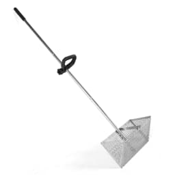 Stainless Steel Sand Screen Foldable Beach Shark Tooth Screen Shell Shovel Sand Filting Rake Beach Shovel And Screening Gear