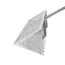 Stainless Steel Sand Screen Foldable Beach Shark Tooth Screen Shell Shovel Sand Filting Rake Beach Shovel And Screening Gear