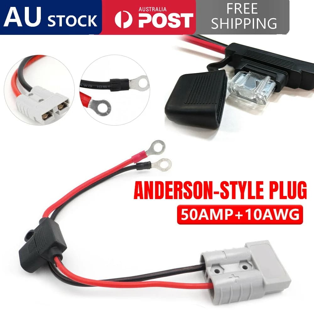 50A10AWG suitable for Anderson plug safe male and female power cords