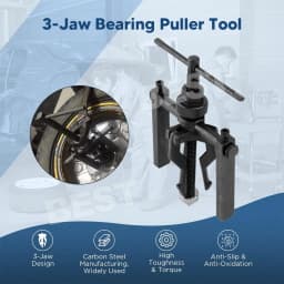 3 Jaw Pilot Bearing Puller Inner Wheel Gear Extractor Bushing Remover Tool Kit