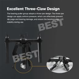 3 Jaw Pilot Bearing Puller Inner Wheel Gear Extractor Bushing Remover Tool Kit