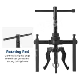 3 Jaw Pilot Bearing Puller Inner Wheel Gear Extractor Bushing Remover Tool Kit