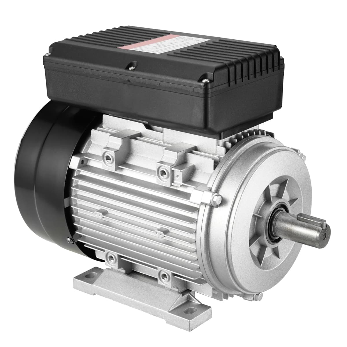 SucceBuy 1.1 KW Electric Motor AC Air Compressor Motor Single Phase 24 mm Keyed Shaft CW/CCW Rotation for Agricultural Machinery