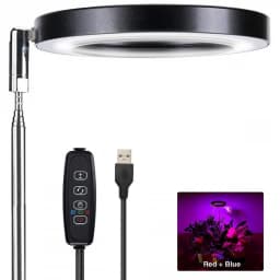 Full Spectrum Plant 48 LED UV Grow Light Veg Lamp For Indoor Hydroponic Plant
