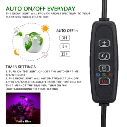 Full Spectrum Plant 48 LED UV Grow Light Veg Lamp For Indoor Hydroponic Plant