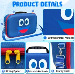 Kids Carrying Case(Box Only)For Little Tikes Story Dream Machine Books Starter Set, Storybooks, Character Collection