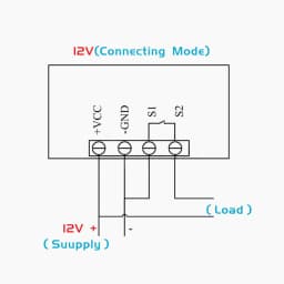 Intelligent Digital Temperature Controller Thermostat Control Switch 12V