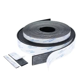Black Silicone Rubber Strip Self Adhesive Seal Gasket Anti-skid Shock Absorption Sealing Strip Thickness 1/2/3/mm Length 50cm