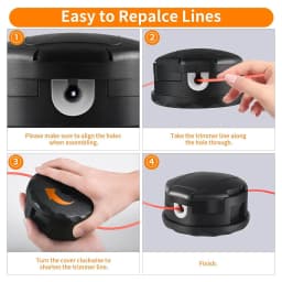 Universal Speed Feed Bump Head Straight & Bent Shaft Brush Cutter Trimmer Head