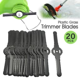 20Pcs String Trimmer Head Blades Replace, Weed Eater Wacker Blades Plastic Replacement, Universal Weed Warrior Trimmer Head, Cutter Accessories for Grass Trimmer Lawn Mowers