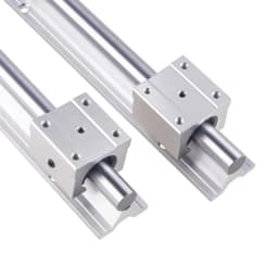 2pcs SBR20 200-1500mm Linear Guide Rail and 4pcs SBR20UU Linear Bearing Blocks for CNC Parts 20mm Linear Rail