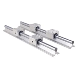 2pcs SBR20 200-1500mm Linear Guide Rail and 4pcs SBR20UU Linear Bearing Blocks for CNC Parts 20mm Linear Rail