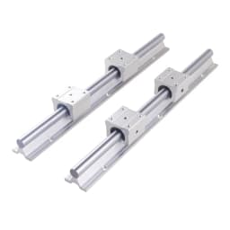 2pcs SBR20 200-1500mm Linear Guide Rail and 4pcs SBR20UU Linear Bearing Blocks for CNC Parts 20mm Linear Rail
