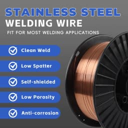 ER70S-6 Mild Steel 0.035 Inch MIG Welding Wire Low Splatter 33 Pound Spool Fit for All Position Gas Welding