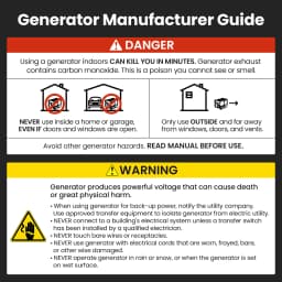 Portable Inverter Generator 3.5KW MAX Petrol Compact Quiet 58dB Sine Wave