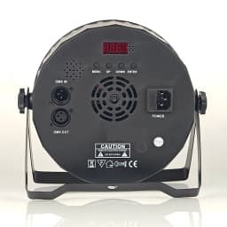 LSLYB 18x18W RGBWA‑UV 6in1 LED Par Light ABS DMX512 Stage Lighting for DJ Show Bar Wedding Family Party Disco Uplight