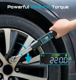 SEESII 220N.m Torque Wrench 3/8" Square Drive Torques Key ±2% High Precision Torque Wrench Professional Bicycle Automotive Tool
