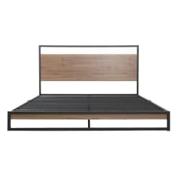 King Size Metal Bed Frame Heavy Duty Platform Bed Frame Easy Assembly No Box Spring Needed Sturdy Steel Bed Base for Bedroom Use
