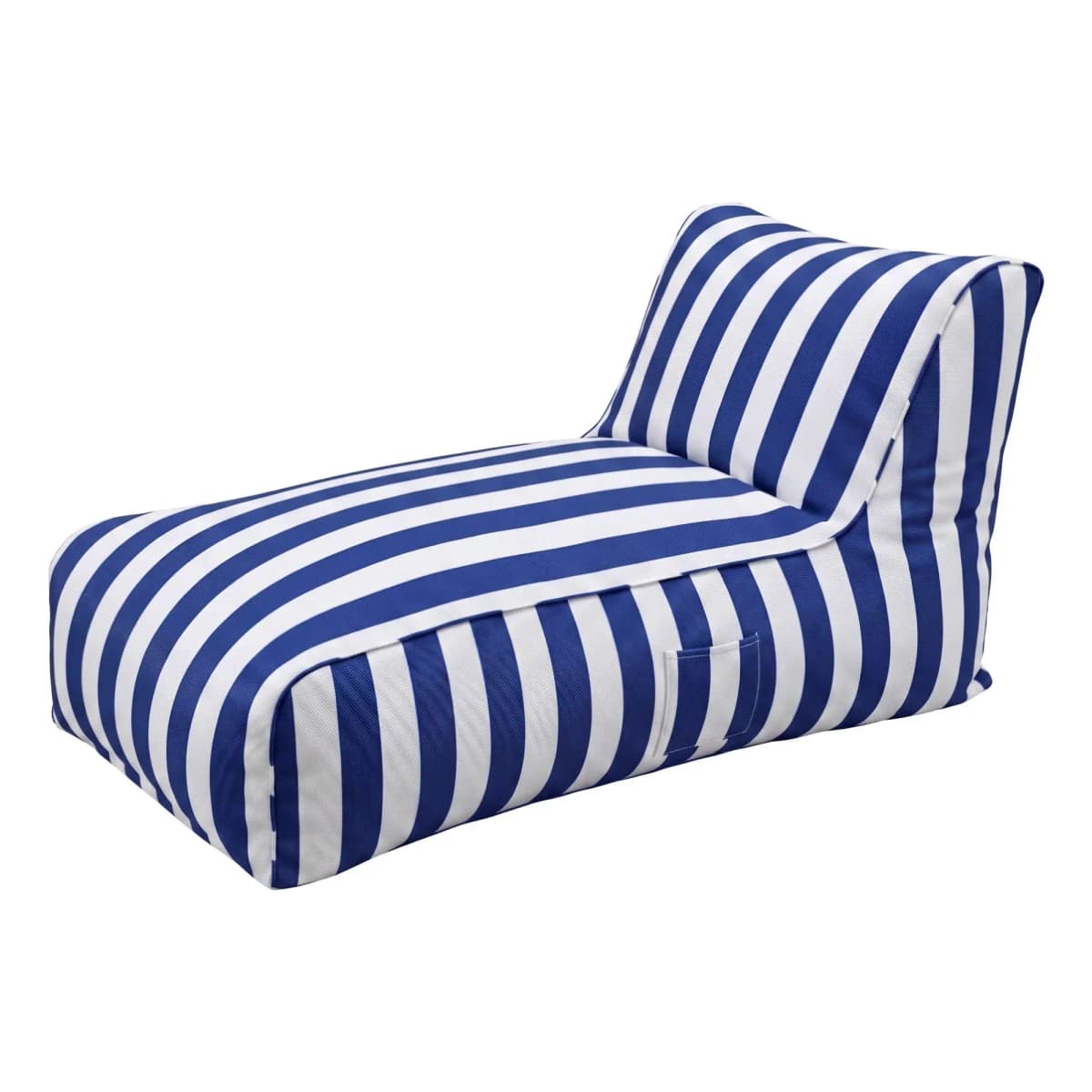 Outdoor Bean Bag Chair Cover Splash Proof Beanbag Lounge Cover Stuffed Animal Storage Cover for patio Poolside Relaxing Blue