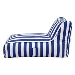 Outdoor Bean Bag Chair Cover Splash Proof Beanbag Lounge Cover Stuffed Animal Storage Cover for patio Poolside Relaxing Blue