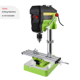 ALLSOME Mini Precision Milling Machine Worktable Multifunction Drill Vise Fixture Working Table Cross Slide Table