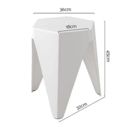 I’m drafting a fresh marketplace title from the product description, keeping it generic, English, and within the character restrictions.2 Piece Bar Stools Puzzle Style Plastic Foot Stool White Modern Stackable Lightweight Home Kitchen Seating