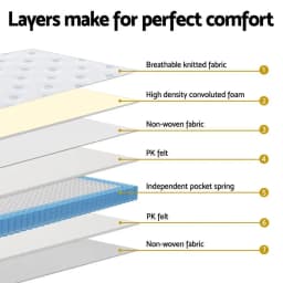 30cm Plush Foam Hybrid Mattress Double Size Breathable Support Bed Sleeping Mattress