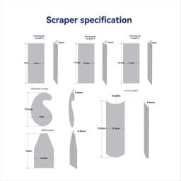 Woodworking Card Scraper Set Hardened Cabinet Scraper Card Scraping Rectangle Knife Smooth Wood Deburring Carpentry Tool