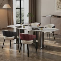 1 Or 2PCS Dining Chairs Comfort Upholstered Padded Kitchen Dining Room Chairs for Restaurant Homes Wide Seat Excluding Tables