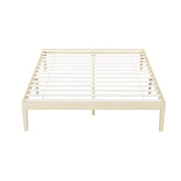 Queen Size Wooden Bed Frame Pine Timber Platform Mattress Base Bruno Style