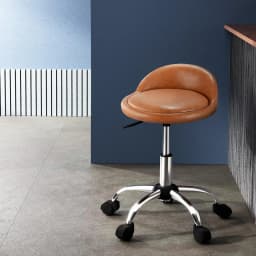 Salon Stool Swivel Chair with Backrest Adjustable Height Rotating Seat Beauty Salon Barber Shop Spa Tattoo Equipment Furniture