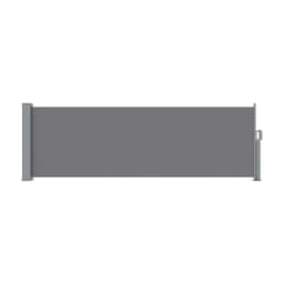 Retractable Side Awning Outdoor Sun Shade Privacy Screen 1x3M Grey
