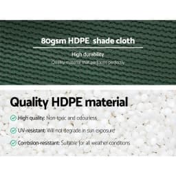 30 Percent Shade Cloth 3.66 x 30 m Heavy Duty Green Garden Sun Protection Mesh Fabric