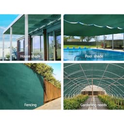 30 Percent Shade Cloth 3.66 x 30 m Heavy Duty Green Garden Sun Protection Mesh Fabric