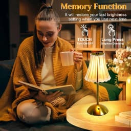 2/4/6/8pcs,Vintage Crystal LED Desk Lamp, USB Charging, Suitable for Bedrooms and Living Rooms, Easily Creating a Warm Atmosphere