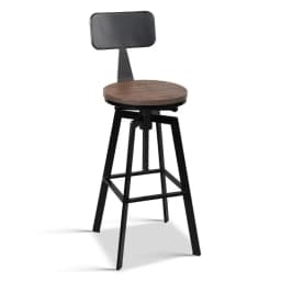 Vintage Metal Bar Stools for Kitchen Counter Industrial Style Modern Dining Chairs