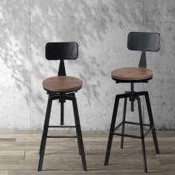 Vintage Metal Bar Stools for Kitchen Counter Industrial Style Modern Dining Chairs