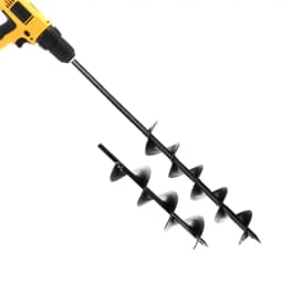 Garden Spiral Auger Drill Bit Φ75 x 300mm 600mm for Earth Hole Digging Soil Planting Tool